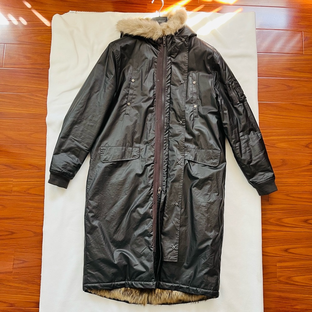 Topman Faux Fur Bomber Jacket